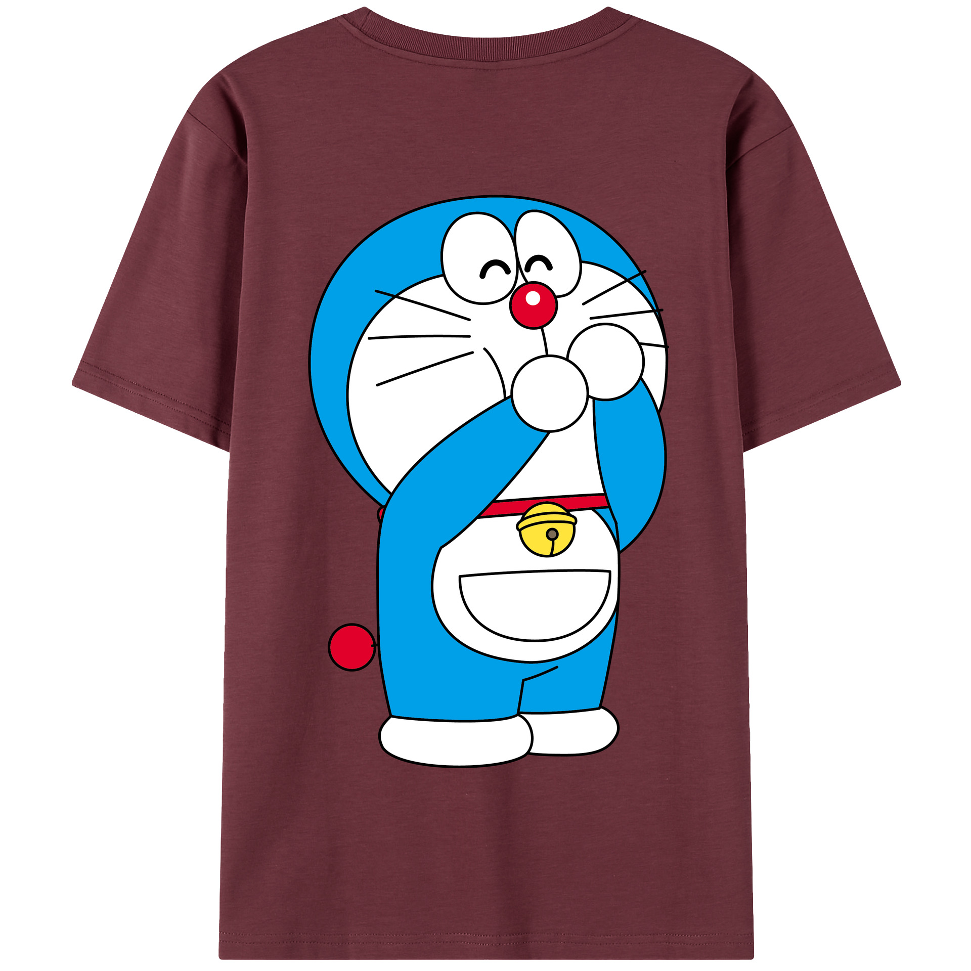 （画像用） ドラえもん Doraemon 綿100％半袖Tシャツ（背面プリント）